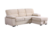 Kipling - Reversible Sleeper Sectional Sofa Chaise - R&R Furniture Gallery (Fountain Valley, CA)