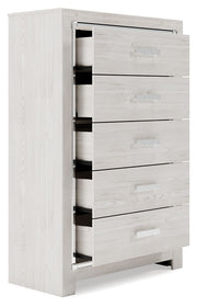 Altyra - Five Drawer Chest - White - R&R Furniture Gallery (Fountain Valley, CA)