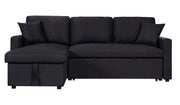 Paisley - Fabric Reversible Sleeper Sectional Sofa With Storage Chaise - R&R Furniture Gallery (Fountain Valley, CA)