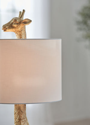 Ferrison - Poly Table Lamp - Gold Finish - R&R Furniture Gallery (Fountain Valley, CA)