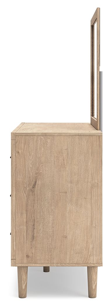 Cielden - Dresser And Mirror - Two-Tone - R&R Furniture Gallery (Fountain Valley, CA)