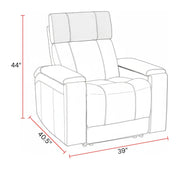 Phoenix - Zero Gravity Power 2 Seat Home Theater Seating With Wedge And Immersive Audio - R&R Furniture Gallery (Fountain Valley, CA)