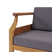 Aston - 4 Piece Sofa Set - Dark Gray - R&R Furniture Gallery (Fountain Valley, CA)
