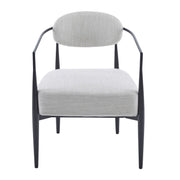 Modern Upholstered Accent Armchair With Pocket Spring Seat - R&R Furniture Gallery (Fountain Valley, CA)