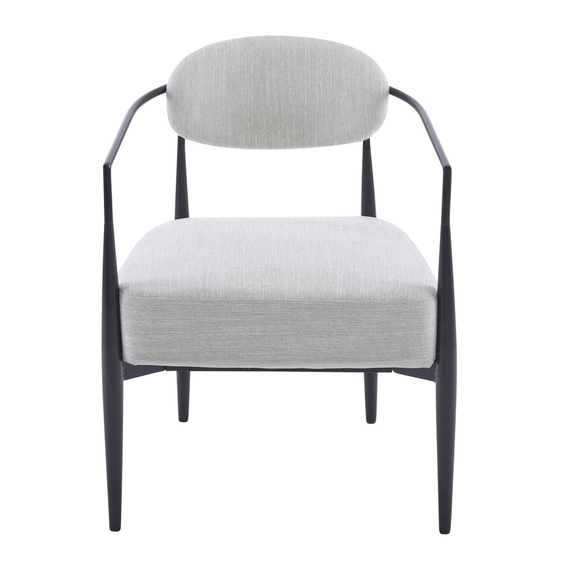 Modern Upholstered Accent Armchair With Pocket Spring Seat - R&R Furniture Gallery (Fountain Valley, CA)