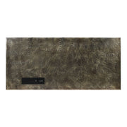 Brancaster - Executive Writing Desk With USB - Bronze Aluminum - R&R Furniture Gallery (Fountain Valley, CA)