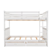 Bunk Bed With Ladders And 2 Storage Drawers - R&R Furniture Gallery (Fountain Valley, CA)