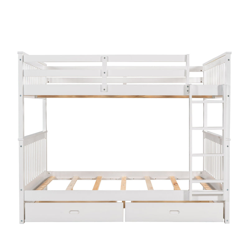 Bunk Bed With Ladders And 2 Storage Drawers - R&R Furniture Gallery (Fountain Valley, CA)