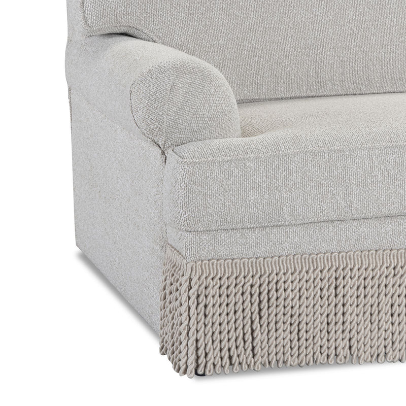 Yvette - 3-Piece Performance Boucle L-Sectional - Warm Gray - R&R Furniture Gallery (Fountain Valley, CA)