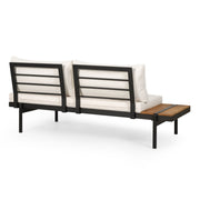 Noble House Theo 2 Seater Sofa with plush fabric and modern design, featuring wide armrests and comfortable cushions.
