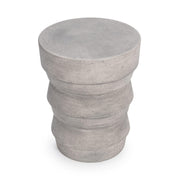 Anora - Outdoor Accent Table - Light Gray - R&R Furniture Gallery (Fountain Valley, CA)