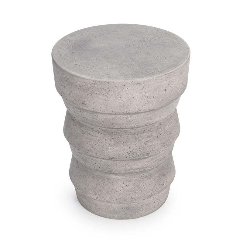 Anora - Outdoor Accent Table - Light Gray - R&R Furniture Gallery (Fountain Valley, CA)