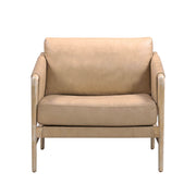 Chakka - Genuine Leather Accent Chair - R&R Furniture Gallery (Fountain Valley, CA)