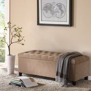Elegant Design Tufted Top, Soft Close Storage Bench - R&R Furniture Gallery (Fountain Valley, CA)