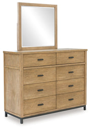 Tomtyn - Dresser And Mirror - Light Brown - R&R Furniture Gallery (Fountain Valley, CA)