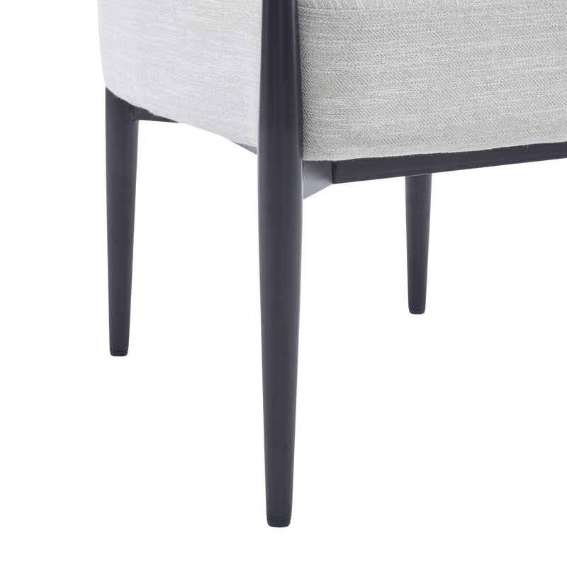 Modern Upholstered Accent Armchair With Pocket Spring Seat - R&R Furniture Gallery (Fountain Valley, CA)
