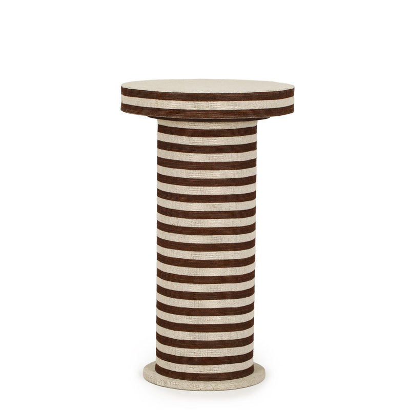 Lyra - Striped Cotton Jute Contract-Grade Table - R&R Furniture Gallery (Fountain Valley, CA)