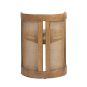 Lilith - Curved Upholstered Dining Chair, Stain Resistant High - White Pepper - R&R Furniture Gallery (Fountain Valley, CA)