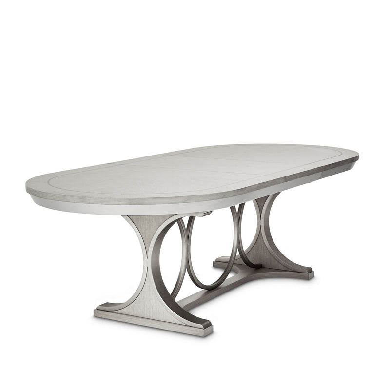 Eclipse - Oval Dining Table - Moonlight Gray - R&R Furniture Gallery (Fountain Valley, CA)