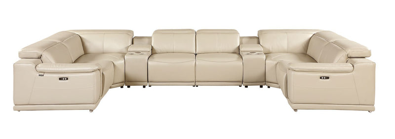 9762 - 8-Piece U Shaped Sectional Sofa With 2 Power Recliners