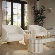 Bella - Oval Coffee Table - R&R Furniture Gallery (Fountain Valley, CA)