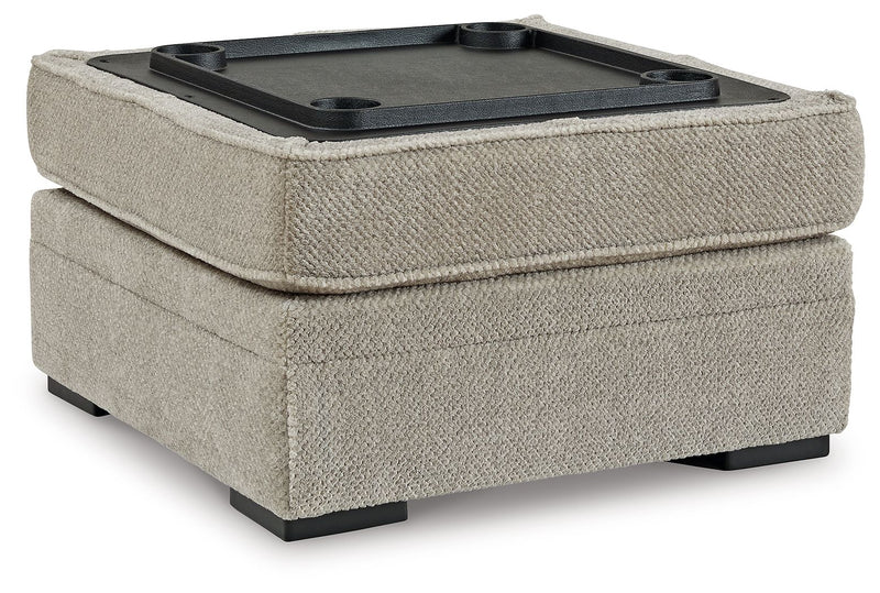 Calnita - Ottoman With Storage - Sisal - R&R Furniture Gallery (Fountain Valley, CA)
