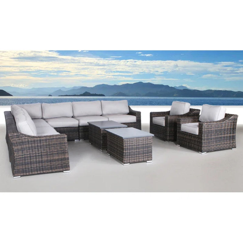 Stylish Sofa Seating Group With Cushions Perfect For Outdoor Gatherings - R&R Furniture Gallery (Fountain Valley, CA)
