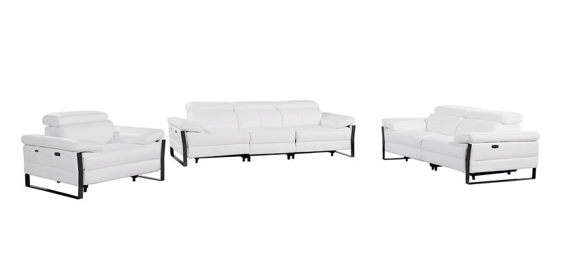 1246 - Modular Power Dual Reclining Sofa, Loveseat, And Chair Set With Power Headrests