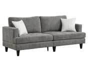 Callaway - Sofa With Throw Pillows - Gray - R&R Furniture Gallery (Fountain Valley, CA)
