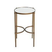 Bedford - Oval Mirror Accent Table - Antique Bronze - R&R Furniture Gallery (Fountain Valley, CA)