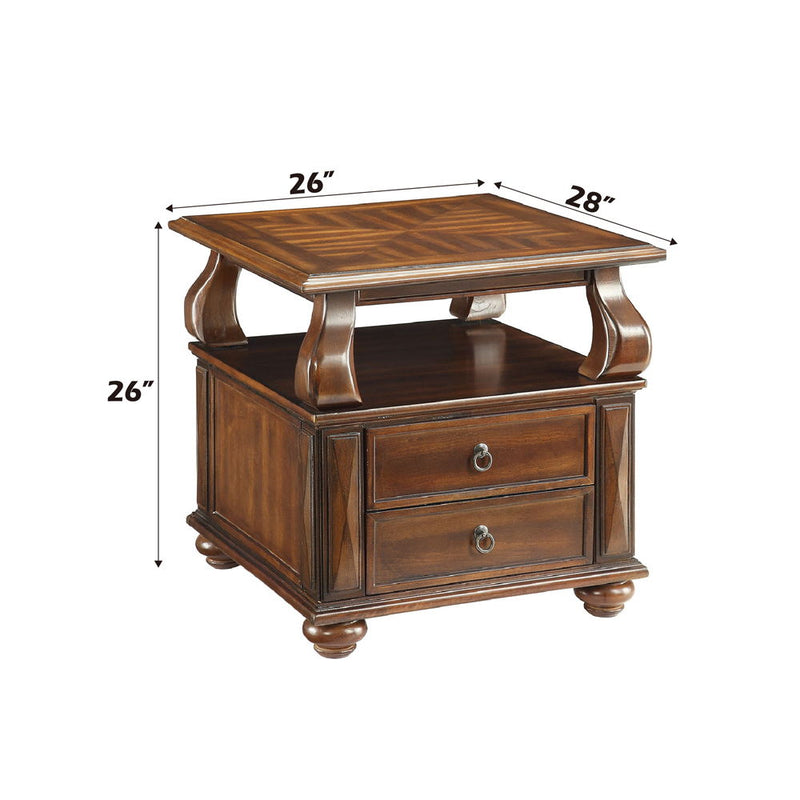 Amado - End Table - Walnut - R&R Furniture Gallery (Fountain Valley, CA)