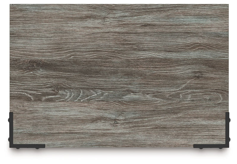 Frandern - Two Drawer Night Stand - Gray - R&R Furniture Gallery (Fountain Valley, CA)