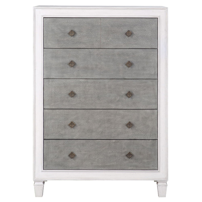 Katia - Chest - Rustic Gray & Weathered White - R&R Furniture Gallery (Fountain Valley, CA)