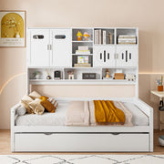 Daybed With All-In-One Cabinet And Shelf - R&R Furniture Gallery (Fountain Valley, CA)