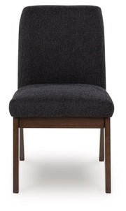 Dilenno - Dining Upholstered Side Chair (Set of 2) - Dark Brown - R&R Furniture Gallery (Fountain Valley, CA)