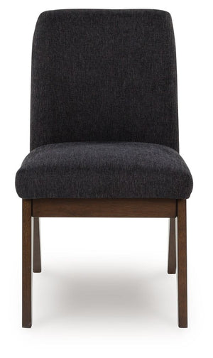 Dilenno - Dining Upholstered Side Chair (Set of 2) - Dark Brown - R&R Furniture Gallery (Fountain Valley, CA)