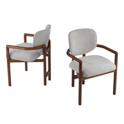 Upholstered Arm Dining Chairs (Set of 2) - R&R Furniture Gallery (Fountain Valley, CA)
