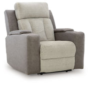 WhipLash - Power Recliner With Adj Headrest - Sisal - R&R Furniture Gallery (Fountain Valley, CA)