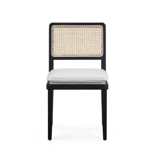 Tassina - Upcycled Performance Linen Dining Chair - Cream - R&R Furniture Gallery (Fountain Valley, CA)