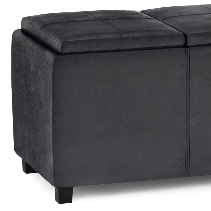 Avalon - Multi Functional Storage Ottoman - R&R Furniture Gallery (Fountain Valley, CA)