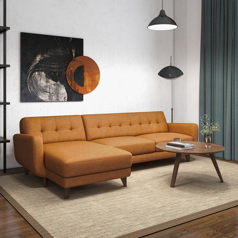 Allison - Mid-Century Modern Sectional Sofa Chaise - R&R Furniture Gallery (Fountain Valley, CA)