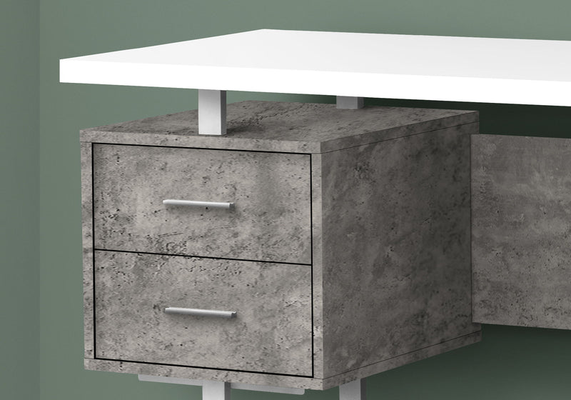 Computer Desk For Home Office, Laptop, Left, Right Set - Up, Storage Drawers, Contemporary & Modern - R&R Furniture Gallery (Fountain Valley, CA)