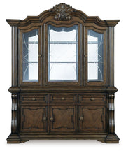 Maylee - Dining Buffet And Hutch - Dark Brown - R&R Furniture Gallery (Fountain Valley, CA)