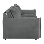 Eaden - Power Sofa With Sleeper - Gray Chenille - R&R Furniture Gallery (Fountain Valley, CA)