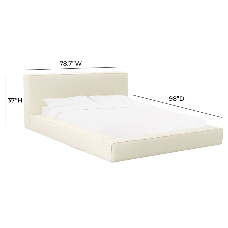 Olafur - Linen Bed - R&R Furniture Gallery (Fountain Valley, CA)