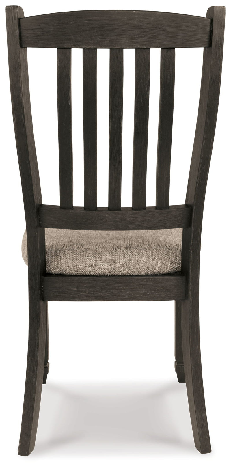 Tyler Creek - Dining UPH Side Chair (Set of 2) - Slatback - Black / Grayish Brown - R&R Furniture Gallery (Fountain Valley, CA)