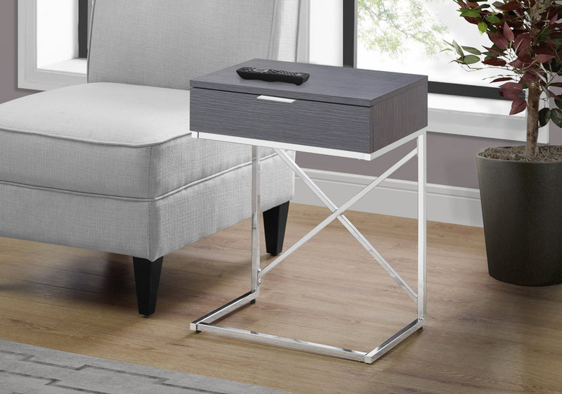 Accent Side Table, Storage Drawer, Spacious Tabletop, Contemporary & Modern - R&R Furniture Gallery (Fountain Valley, CA)