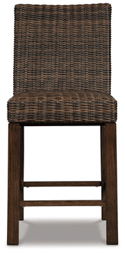 Paradise Trail - Barstool (Set of 2) - Medium Brown - R&R Furniture Gallery (Fountain Valley, CA)