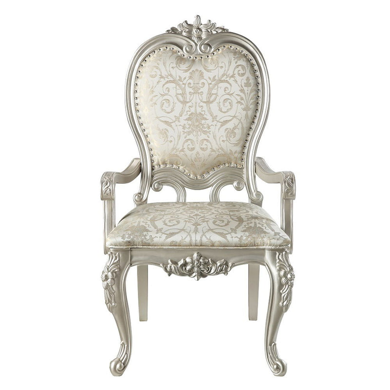 Bently - Arm Chair (Set of 2) - Fabric & Champagne - R&R Furniture Gallery (Fountain Valley, CA)