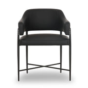 Sezanne - Vegan Leather 2-Tone Dining Chair - R&R Furniture Gallery (Fountain Valley, CA)